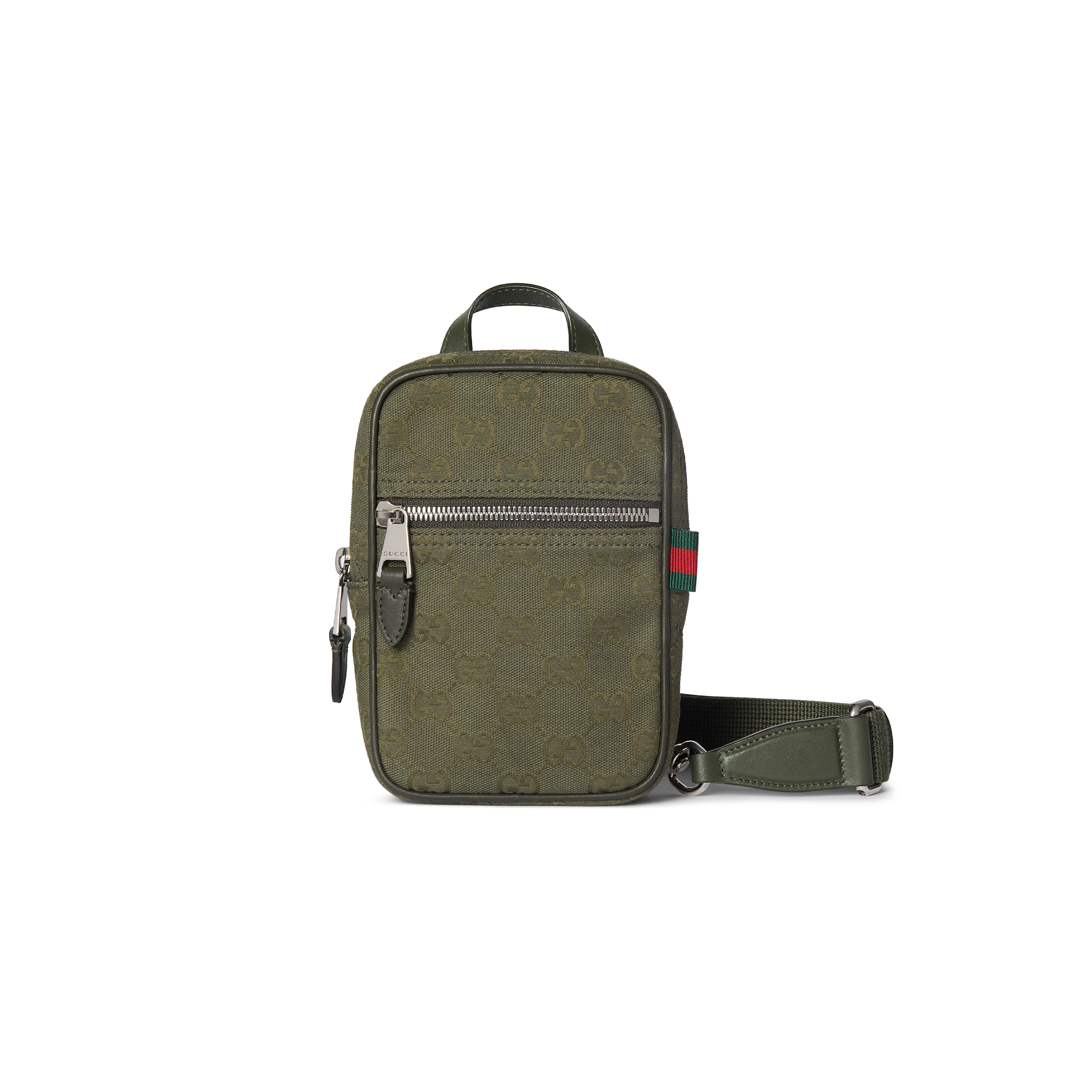 G*u*i gg canvas mini slingbag ‎834258 (12.5*17.5*4cm)